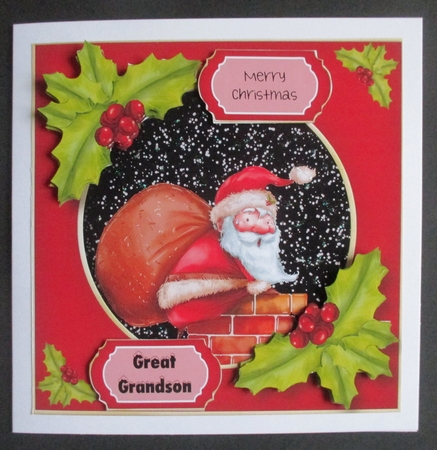 Santas Stuck In The Chimney by Davina Rundle
