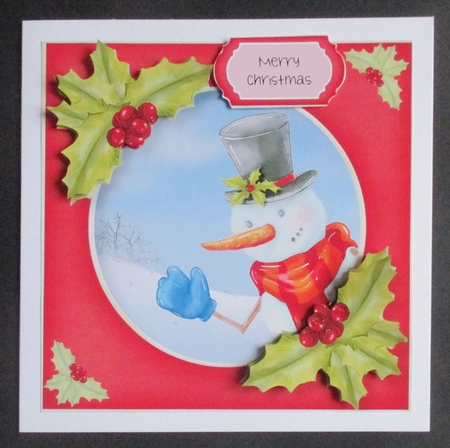 Peek-A-Boo Snowman by Davina Rundle