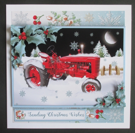 The Snow Covered Tractor by Davina Rundle
