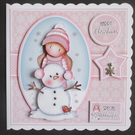 Chloe with Snowman Mini Kit by Davina Rundle