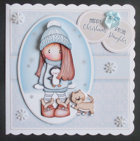 Chloe in Penguin Jumper Mini Kit by Davina Rundle