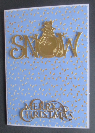  A4 Pink Blue and Gold Christmas Paper by Davina Rundle