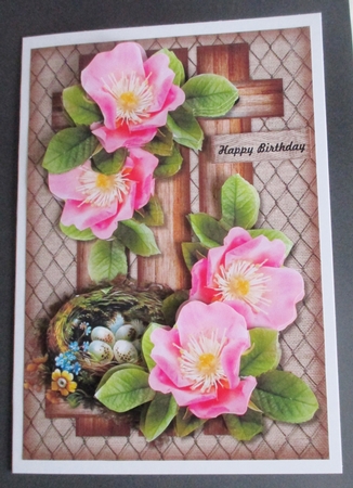 Trellis & Springflowers by Davina Rundle
