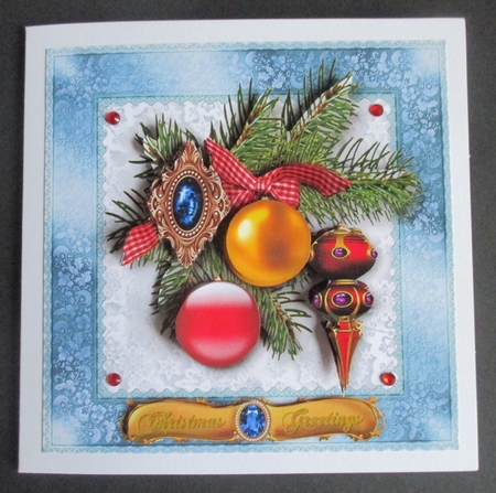 Christmas Corsage - Baubles   by Davina Rundle