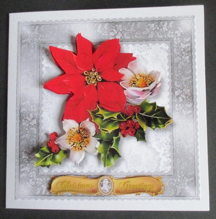 Christmas Corsage - Christmas Roses by Davina Rundle