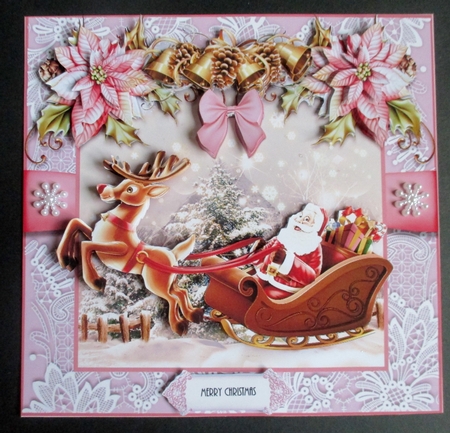 Rudolph and Santa  by Davina Rundle