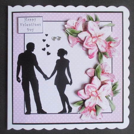 Holding Hands - Decoupage by Davina Rundle