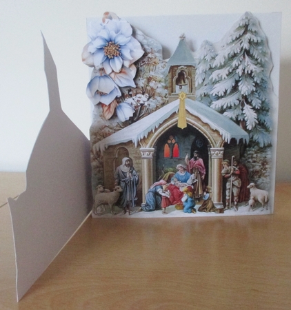 Layered Christmas - Oh come let us adore him by Davina Rundle
