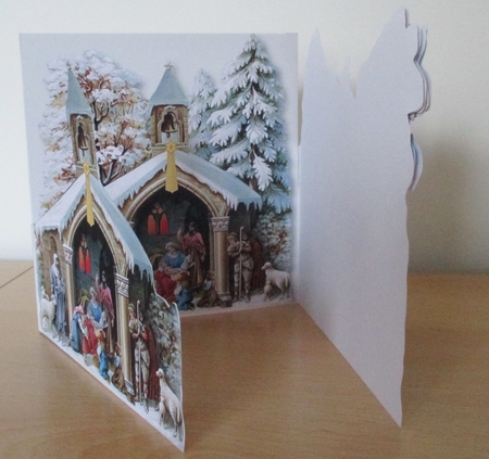Layered Christmas - Oh come let us adore him by Davina Rundle