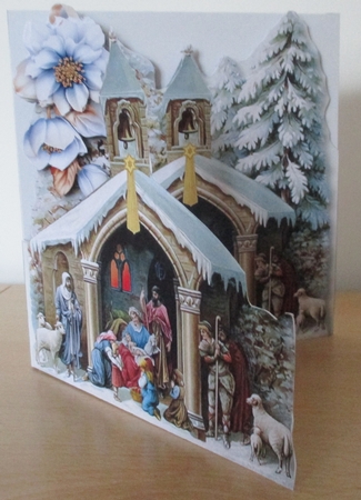 Layered Christmas - Oh come let us adore him by Davina Rundle