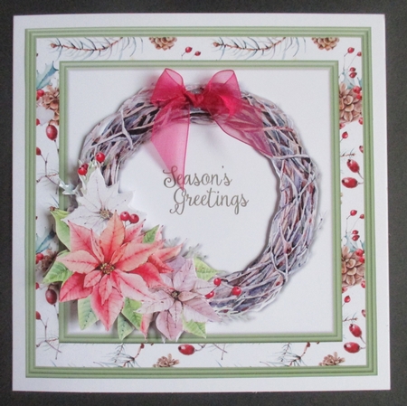 Wreath seasons greetings2 by Davina Rundle