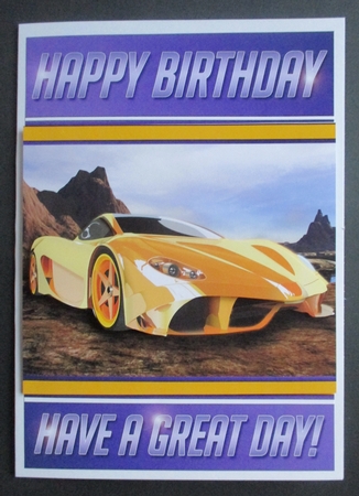 The Yellow Sports Car by Davina Rundle