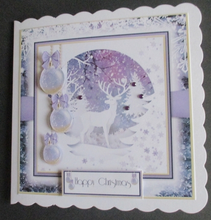 Christmas Silhouette Mini Kit + 5x5 inch Quick Card Sheet 1 by Davina Rundle