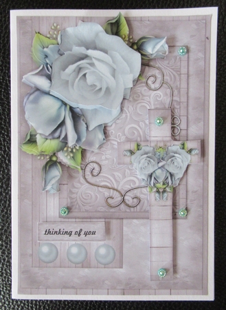Sympathy Roses Mini Kit by Davina Rundle
