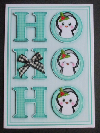 Ho Ho Ho Penguin 2 Mini Kit by Davina Rundle