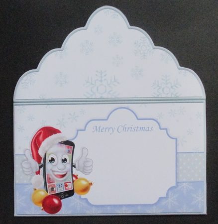 Christmas Money Wallet Gift Voucher Envelope APPY SMARTPHONE by Davina Rundle