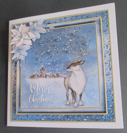 Blue Deer Christmas Mini Kit by Davina Rundle