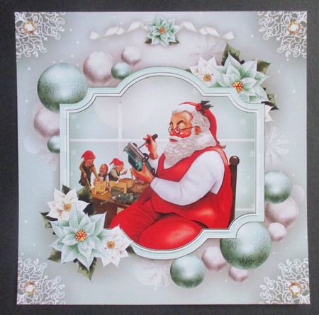 Pastel Magical Winter Christmas with Santa Mini Kit by Davina Rundle