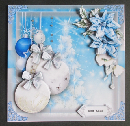 Ice Baubles Card Kit by Davina Rundle