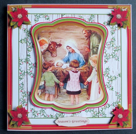 Christmas Scene Vintage Topper 5 by Davina Rundle