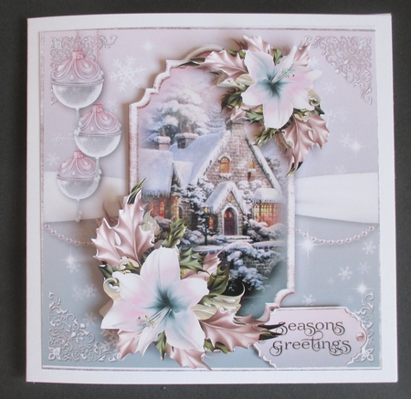 Christmas Cottage Festive Amaryllis by Davina Rundle