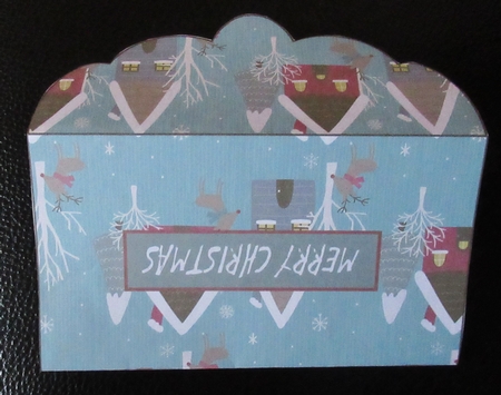 Christmas Reindeer & house Money Wallet by Davina Rundle