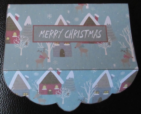 Christmas Reindeer & house Money Wallet by Davina Rundle