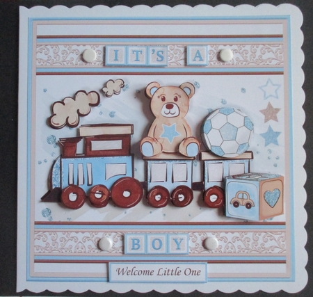 BABY BOY WORD KIT Personalise with Easy Cut Words & Alphabet Tiles by Davina Rundle