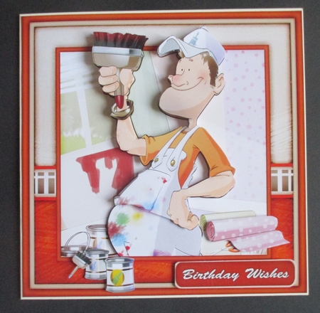 Painter and Decorator Dude 4 Sheet Mini Kit by Davina Rundle