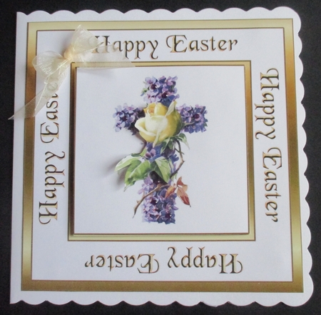 SC Easter floral cross by Davina Rundle