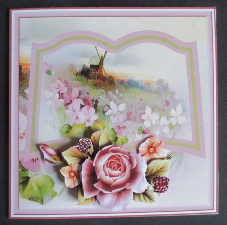 windmill and rose by Davina Rundle