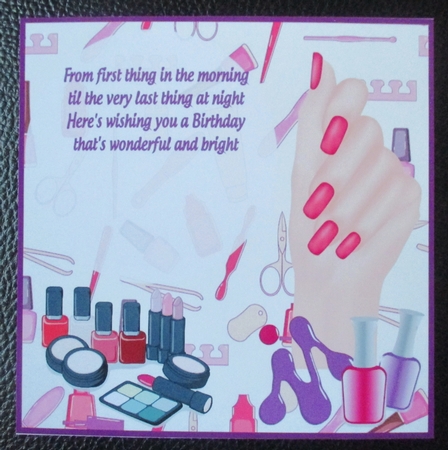Cosmetics and nails insert by Davina Rundle