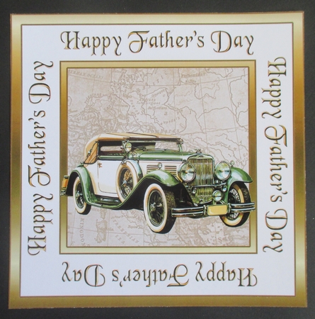 SC Old Green Car Fathers Day by Davina Rundle