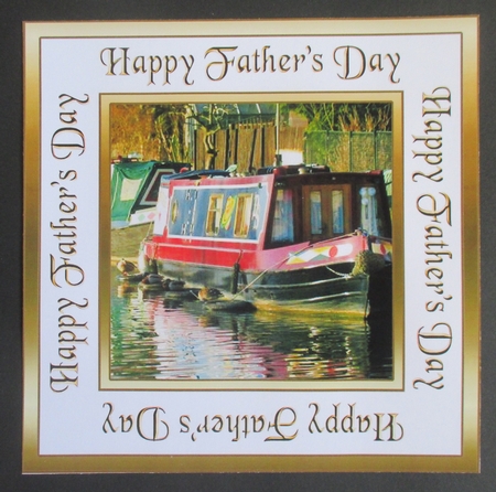 SC Canal Barges Fathers Day by Davina Rundle