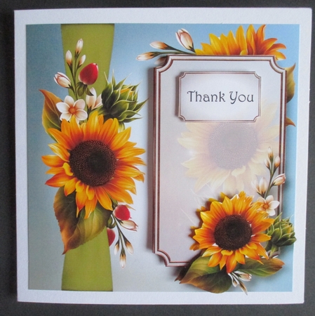 Panel & Bow - Sunflowers by Davina Rundle