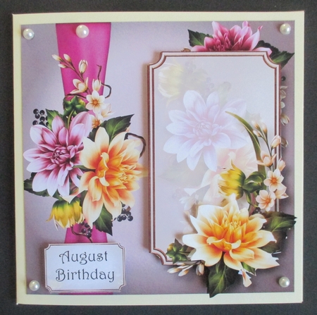 Panel & Bow - Dahlia Summer by Davina Rundle