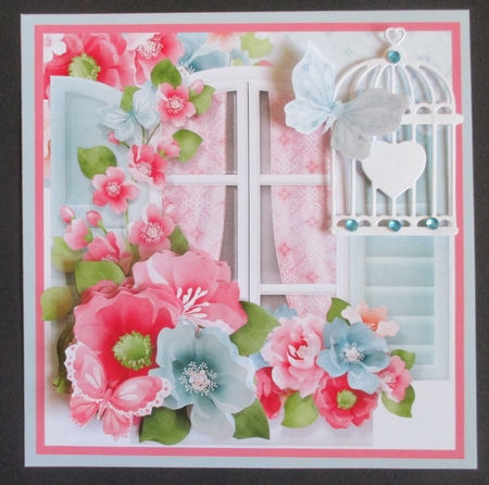 Window and flowers by Davina Rundle