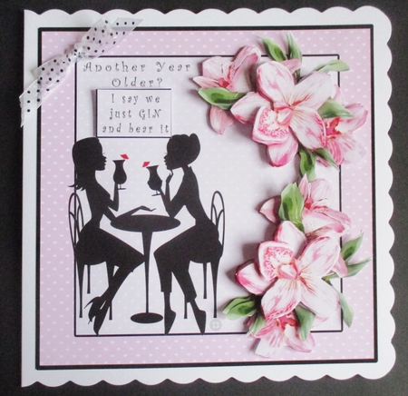 Another Year Older - Decoupage by Davina Rundle