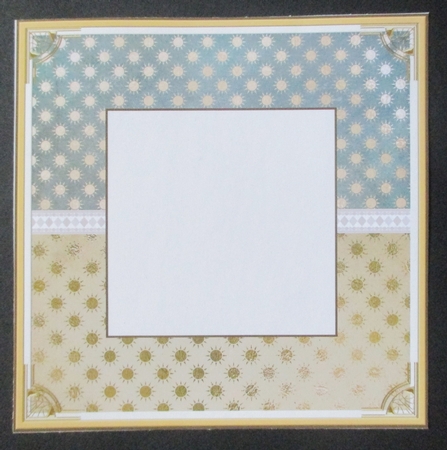 Gorgeous Gold Patterned Blank Insert by Davina Rundle