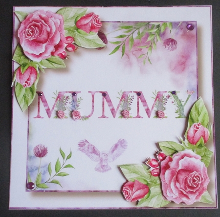 Soft Watercolour Roses - Mummy by Davina Rundle