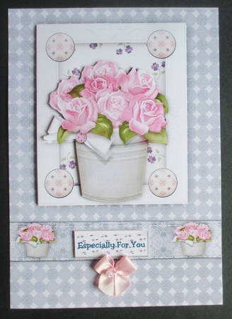 A5  Roses Bucket by Davina Rundle