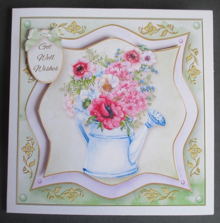 Watering Can Posy Mini Kit by Davina Rundle