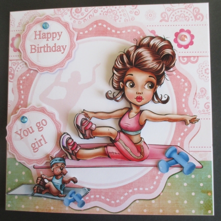 8x8 Fitness buddies mini kit by Davina Rundle