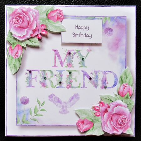 Soft Watercolour Roses Female Family Bumper Kit 3 by Davina Rundle
