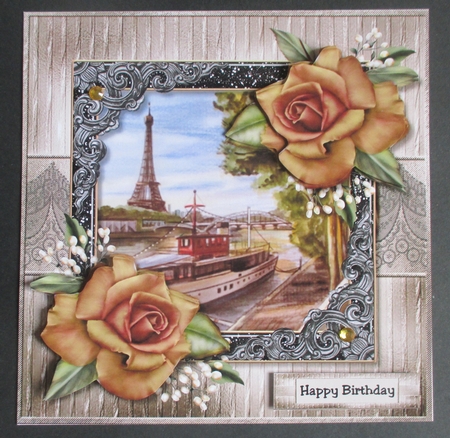 Male Card Au Revoir Paris 7x7 by Davina Rundle