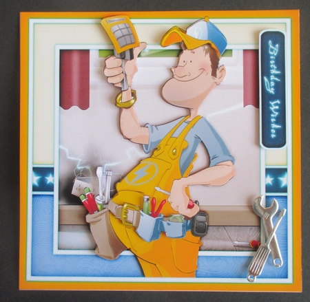 Electrician Dude 4 Sheet Mini Kit by Davina Rundle