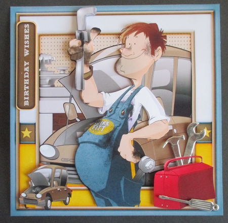 Mechanic Dude 4 Sheet Mini Kit by Davina Rundle