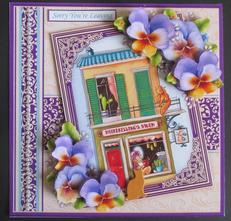 HAIRDRESSER SHOP 7.5 Decoupage & Insert Kit by Davina Rundle