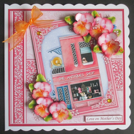 ANTIQUES SHOP 7.5 Decoupage & Insert Mini Kit by Davina Rundle