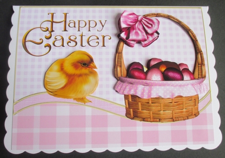 Easter envelope card by Davina Rundle